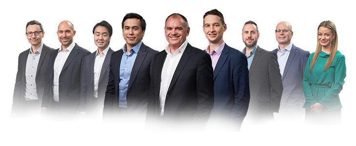 Tim Lincoln and the team Tim Lincoln and the team